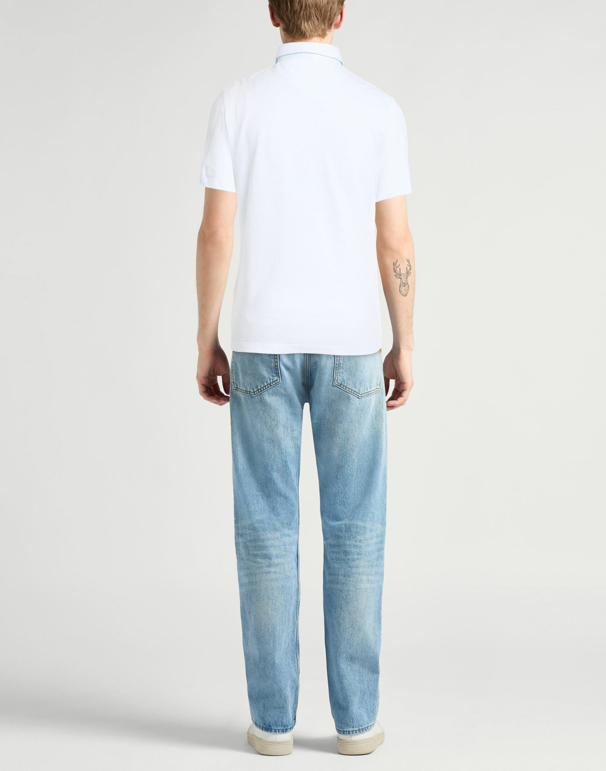 Brunello Cucinelli Mens Polo shirt Sky in Blue