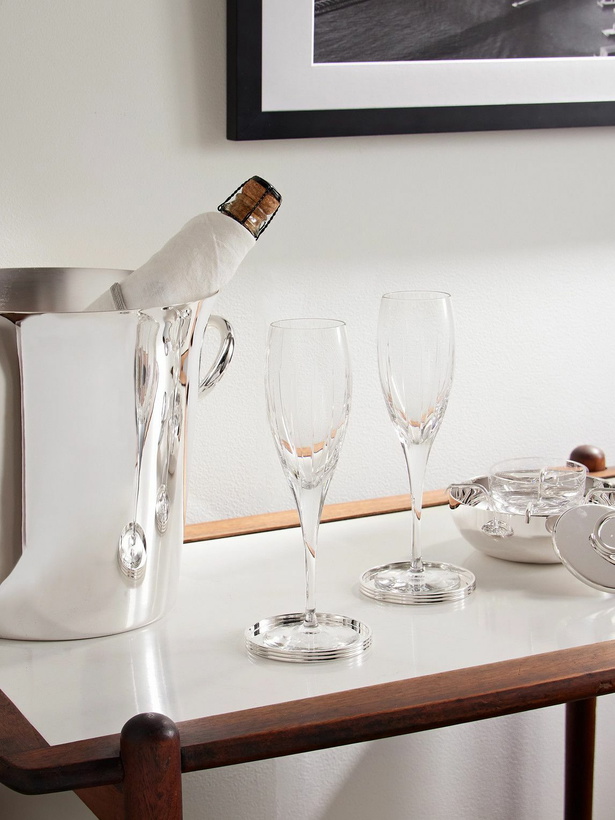 Photo: Christofle - Iriana Set of Two Crystal Champagne Flutes