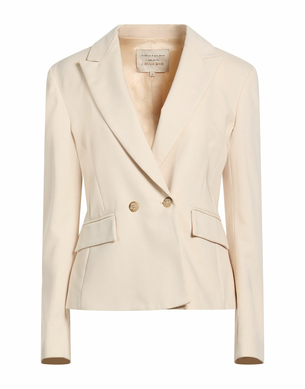 Alessia Santi Womens Blazer in Beige