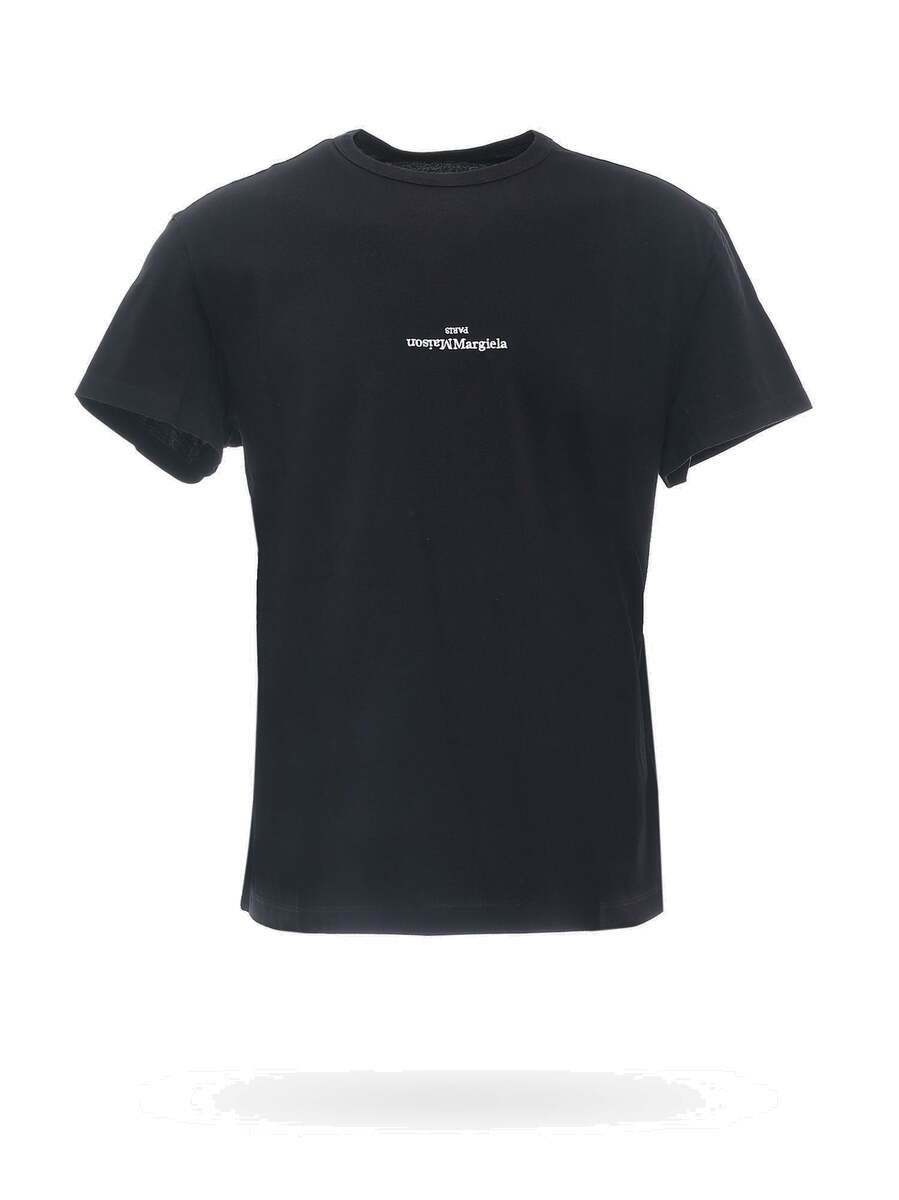 【送料&関税込】Maison Margiela T-shirts And Polos Black Maison Margiela - Stamp Logo T-shirt | HBX - Globally