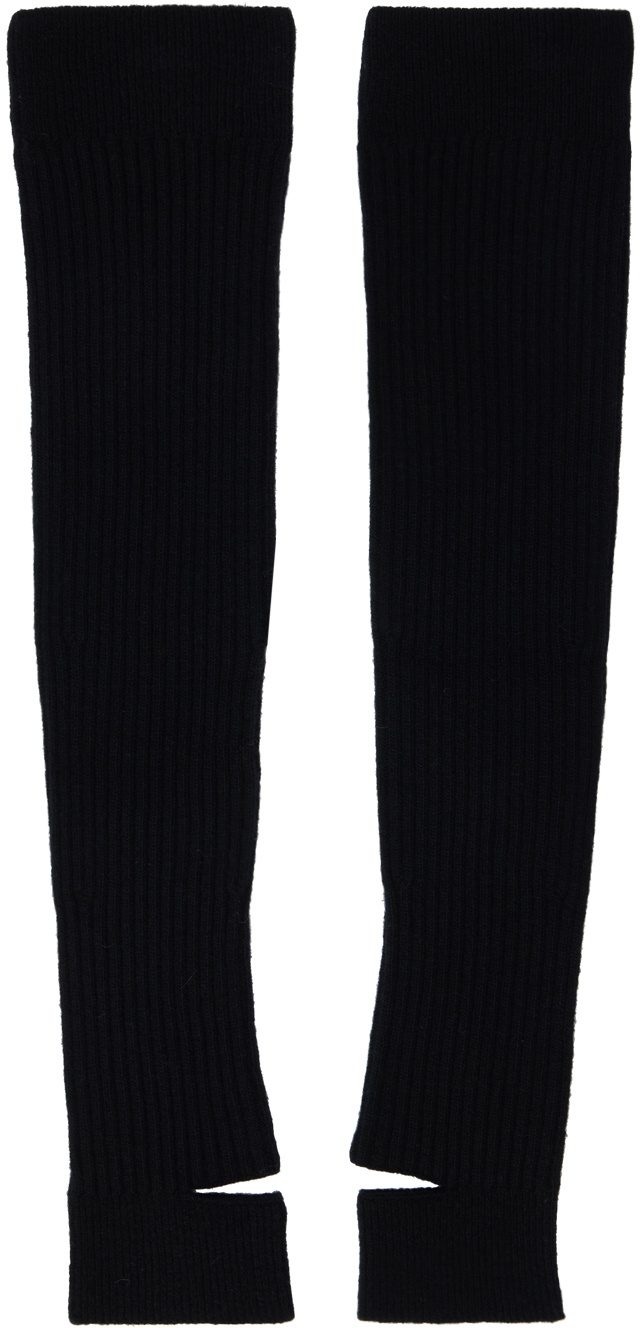 LOW CLASSIC Black Fluffy Leg Warmers Low Classic