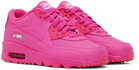 Nike Kids Pink Air Max 90 LTR Big Kids Sneakers