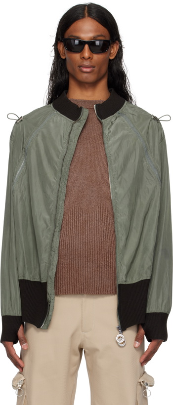 Photo: Charlie Constantinou SSENSE Exclusive Khaki Light Technical Hidden Pocket Jacket
