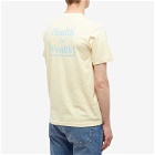 Sporty & Rich Men's Health is Wealth T-Shirt in Almond/H2O