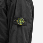 Stone Island Men's Supima Cotton Twill Stretch-TC Zip Shirt Jacket in Black