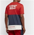 Nike x Undercover - GYAKUSOU NRG Printed Dri-FIT and Mesh Running T-Shirt - Red