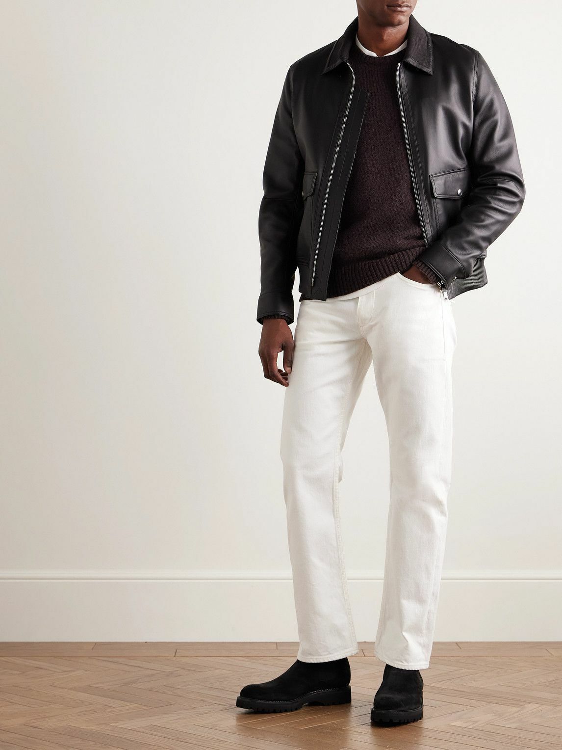 Anderson & Sheppard - Shetland Wool Sweater - Brown