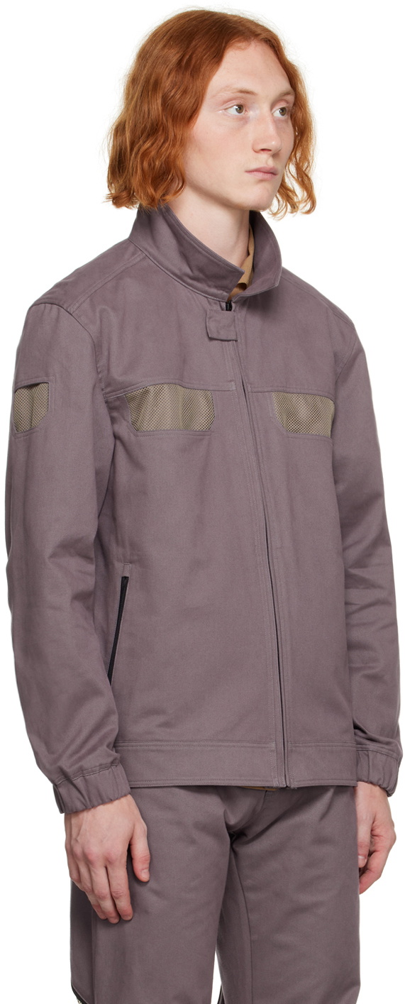 Olly Shinder Purple Window Jacket