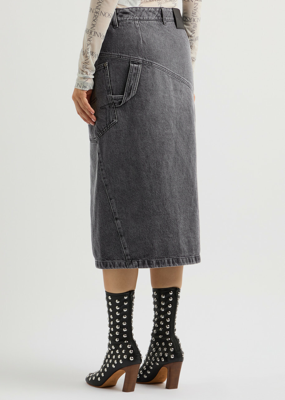 【送料&関税込】J.W. Anderson Twisted Midi Skirt JW Anderson Twisted Midi Skirt - Bubblegum – The Frankie Shop