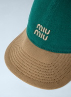 Miu Miu Logo Motif Baseball Cap