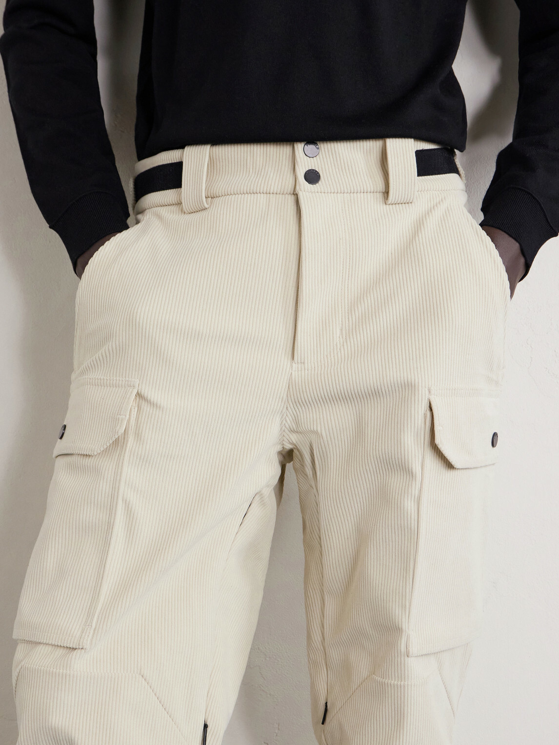 Fusalp - Straight-Leg Shell-Trimmed Corduroy Ski Pants - Neutrals