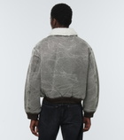 Acne Studios - Faux fur-trimmed bomber jacket