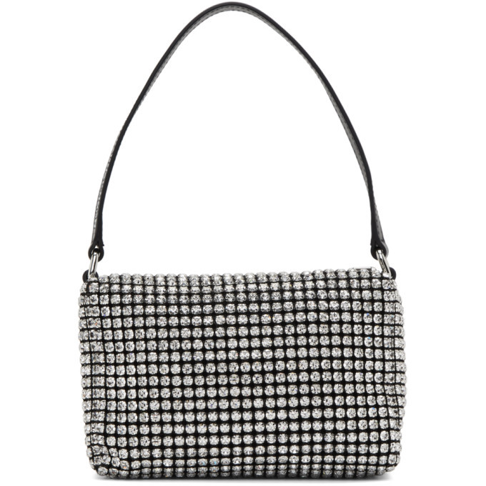 Alexander wang chain mesh rhinestone online pouch