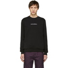 Dolce and Gabbana Black Embroidered Logo Sweatshirt