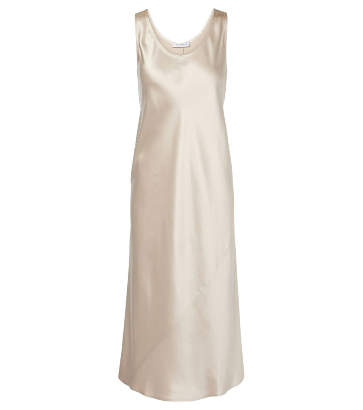 【送料&関税込】Max Mara Banjo Midi Dress Banjo silk satin midi dress in black - Max Mara | Mytheresa