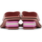 Chloé Pink Swimming Cool Wedge Sandals
