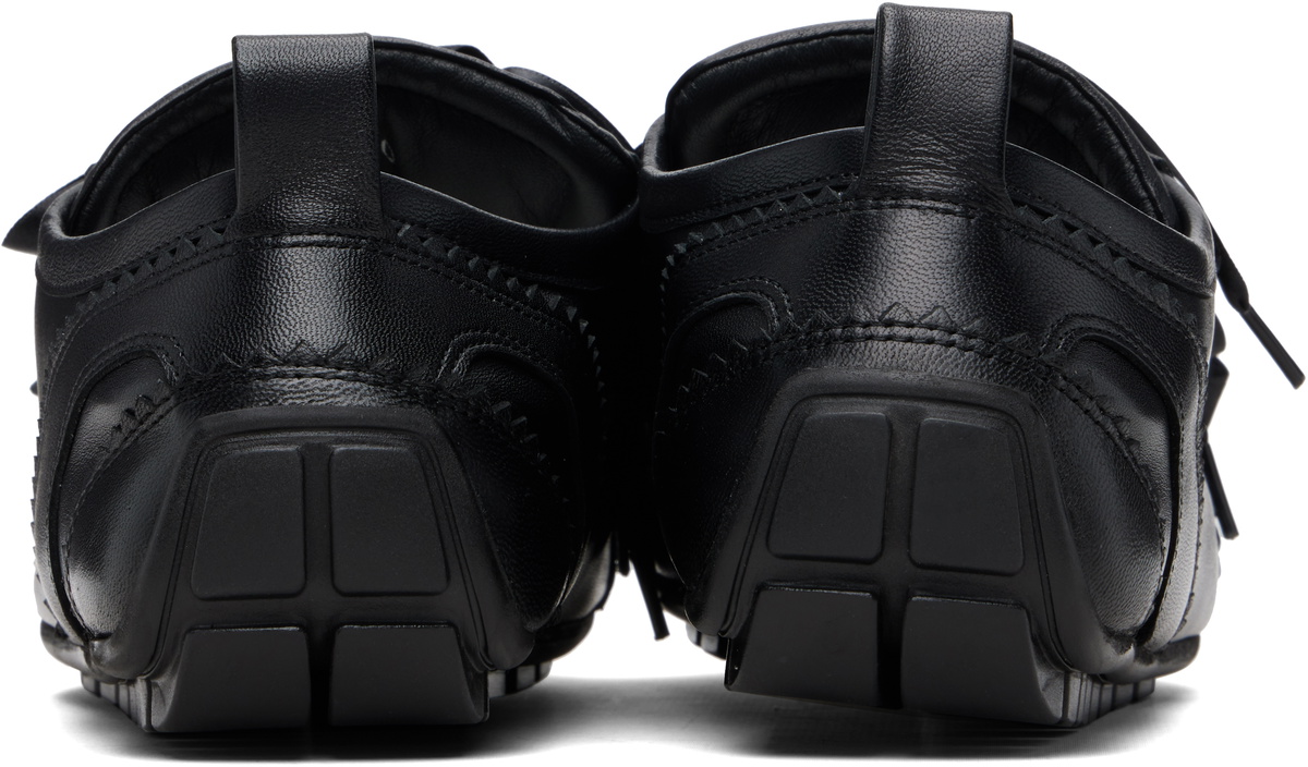 Simone Rocha Black Ballerina Grip Sneakers