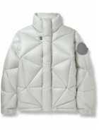 Moncler Genius - Pharrell Williams Logo-Appliquéd Quilted Shell Down Jacket - Silver