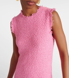 Jil Sander Cotton-blend bouclé maxi dress