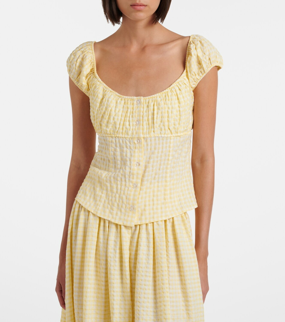 Montce Millie gingham top