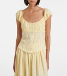 Montce Millie gingham top