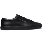 SAINT LAURENT - Andy Leather Sneakers - Black