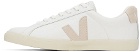 VEJA White Esplar Logo Leather Sneakers