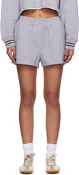 Off-White Gray 'OW' Script Sweat Shorts