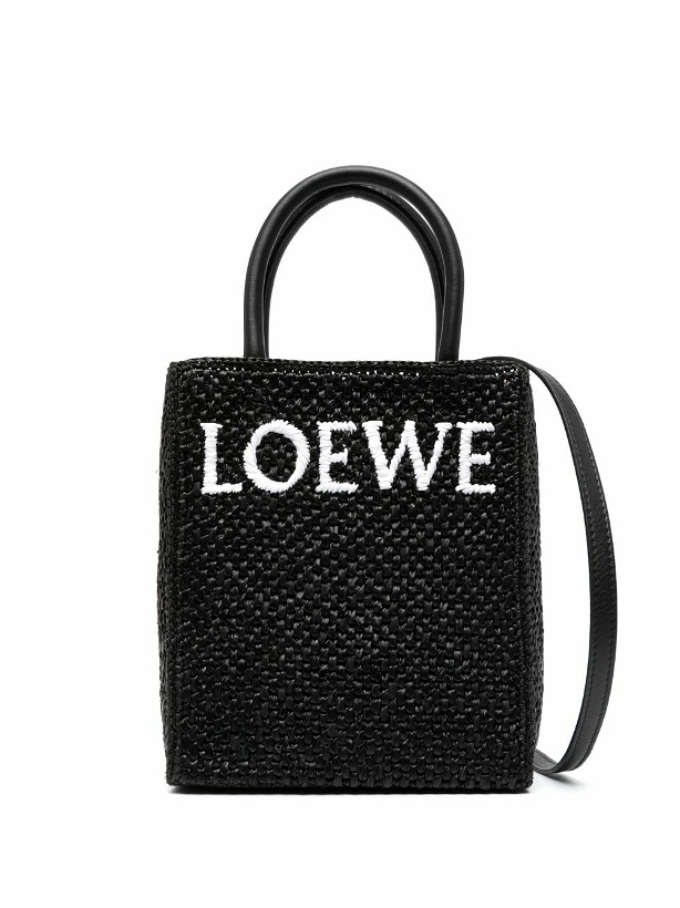 Photo: LOEWE - Standard A5 Raffia Tote Bag