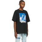 Heron Preston Black and Blue Herons T-Shirt