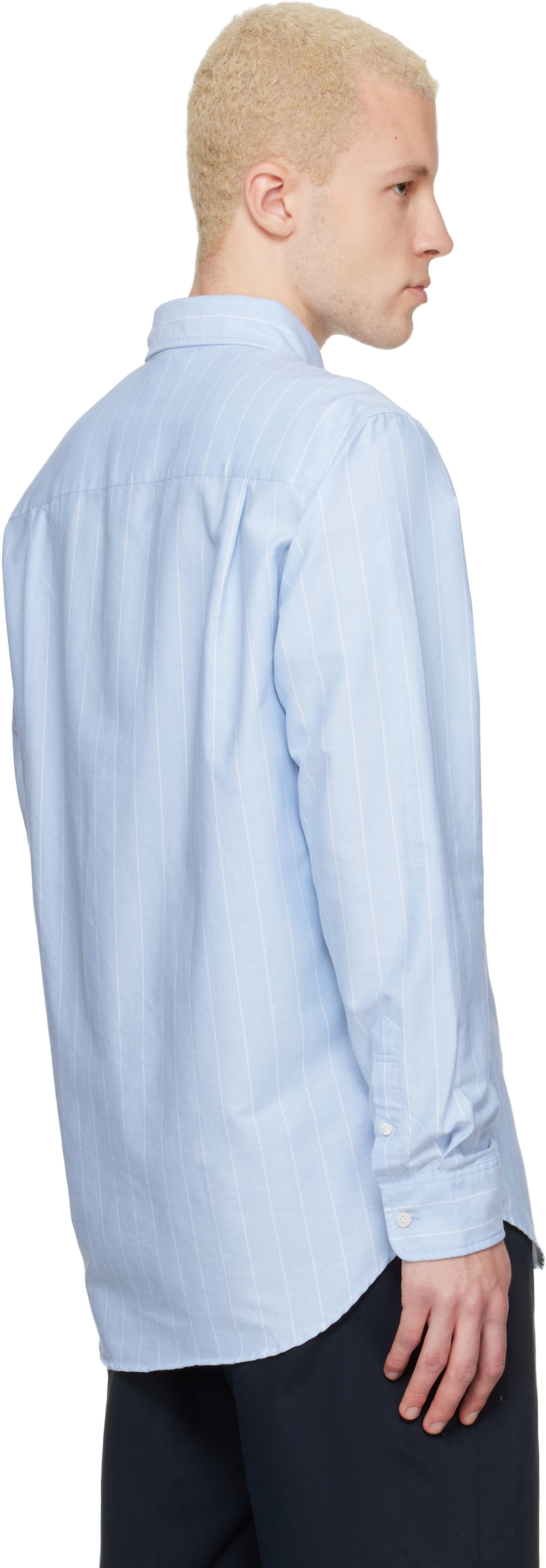 Noah Blue Lightweight Oxford Shirt