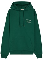 DRÔLE DE Monsieur Nfpm Hooded Cotton Sweatshirt Dark Green