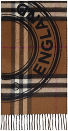 Burberry Brown Montage Scarf