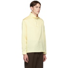 Our Legacy Yellow Half Zip Polo Sweatshirt