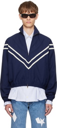 Stefan Cooke Navy Pinking Corded Jacket