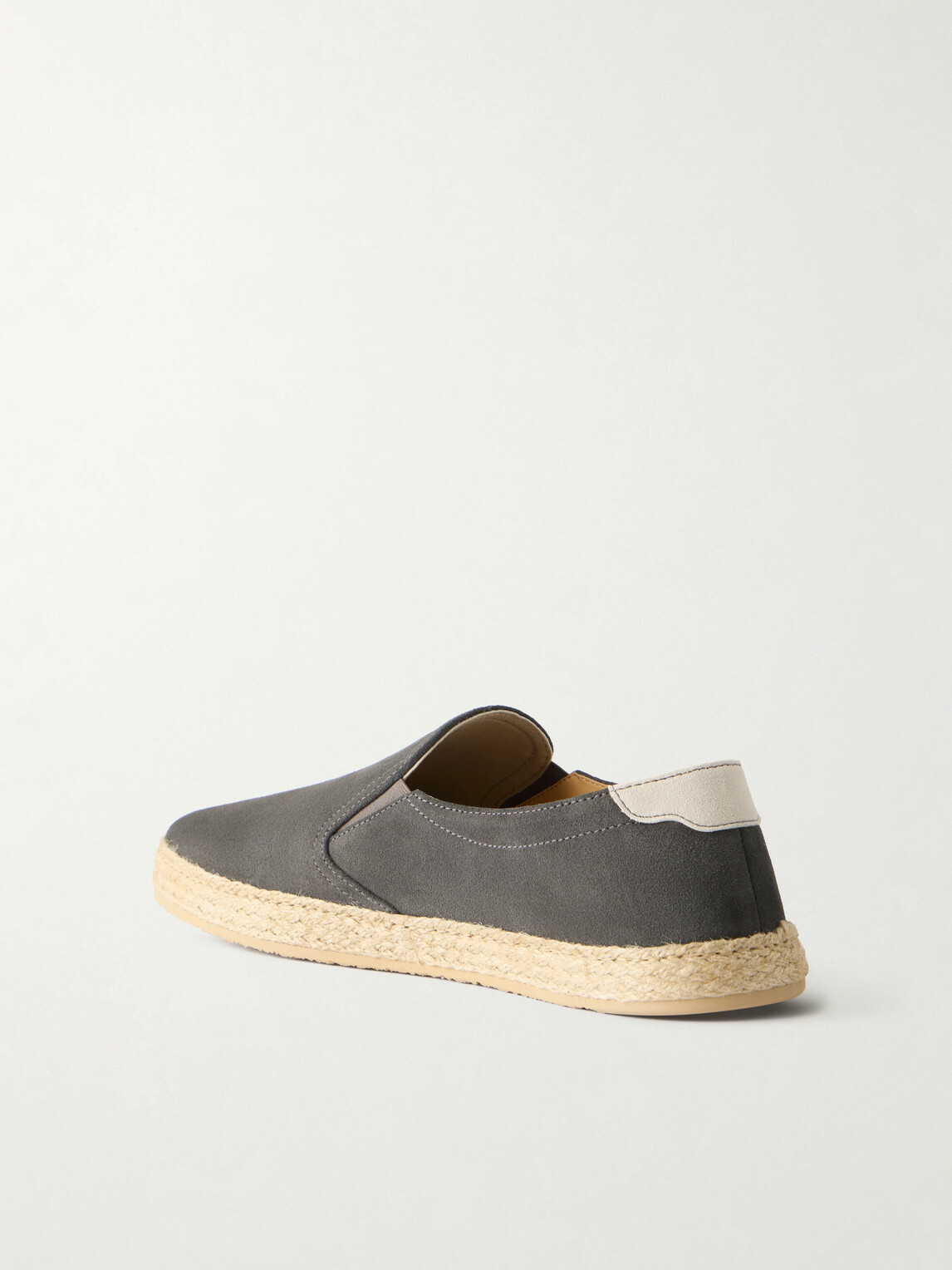 Brunello Cucinelli - Suede Espadrilles - Gray