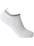 Nike Running - Spark Lightweight Stretch-Knit No-Show Socks - White - US 8