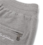 Dolce & Gabbana - Cotton-Blend Jersey Drawstring Shorts - Gray