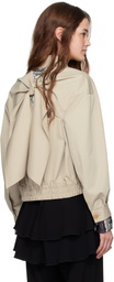 UNDERCOVER Taupe Bow Jacket