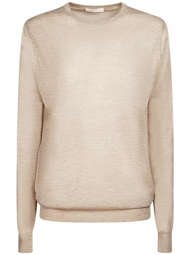 Photo: THE ROW - Exeter Cashmere Knit Crewneck Sweater