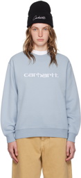Carhartt Work In Progress Blue Loose Fit Sweatshirt
