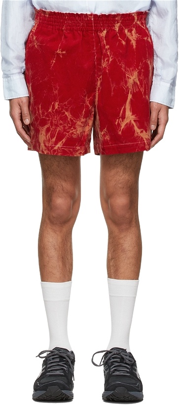 Photo: Camiel Fortgens Red Cotton Shorts
