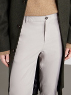 Eleventy - Straight-Leg Cotton-Blend Twill Chino - Neutrals