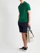 Etro - Logo-Embroidered Cotton-Piqué Polo Shirt - Green