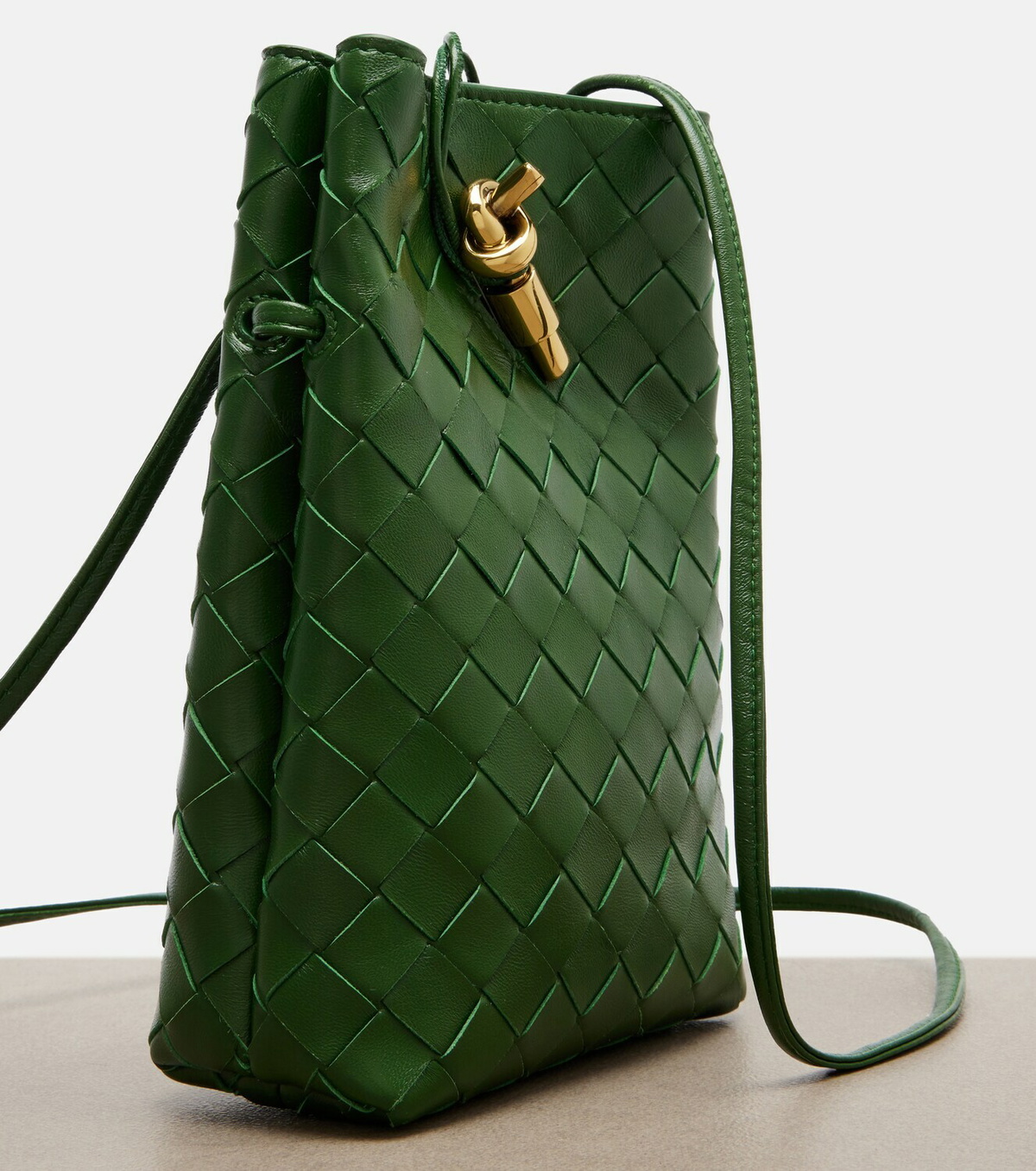 Bottega Veneta Andiamo Mini leather crossbody bag