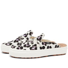 Vans UA Style 53 Mule DX Sneakers in White/Leopard