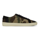 Saint Laurent Green Signa Camo SL/06 Sneakers