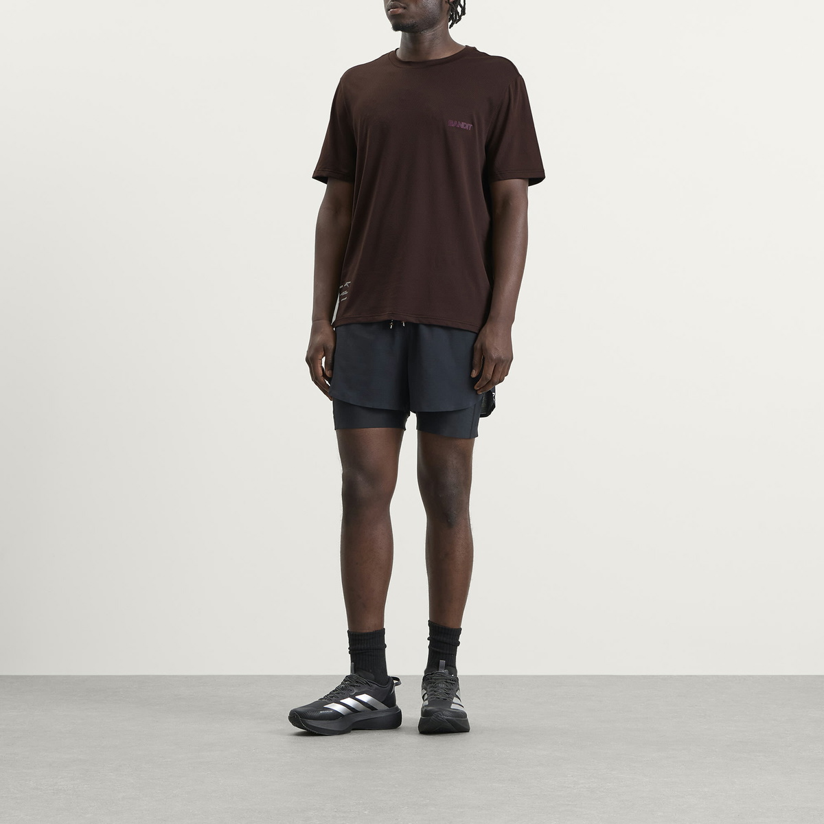 Bandit Men's MicroMesh Men's Performance T-Shirt in Espresso