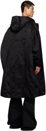 Rick Owens Black Jumbo Peter Coat
