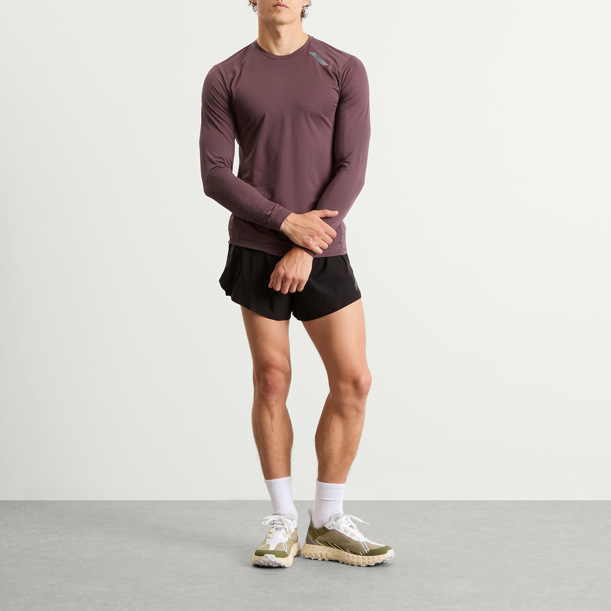 SOAR Men's Men's LS Tech T-Shirt in Ardoise
